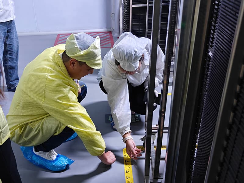 International client touring our Shenzhen PCB factory — visit 1